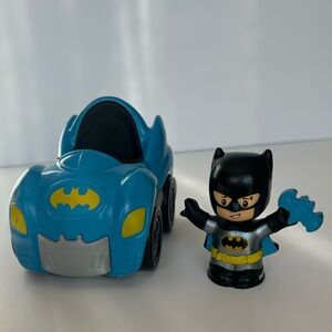 Fisher-Price Little People DC Batman and Batmobile Car